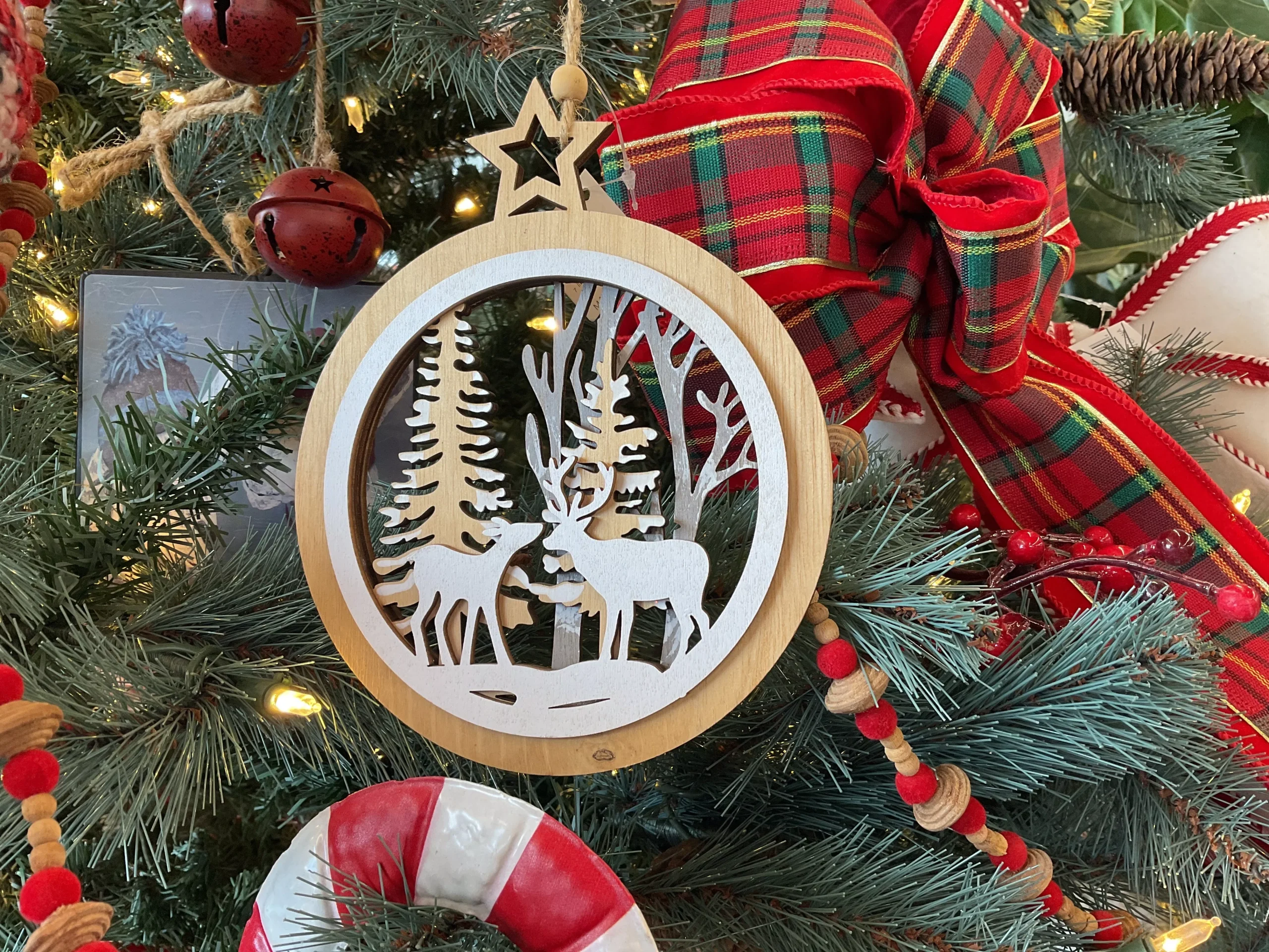 Woodsy Deer Forest Ornament