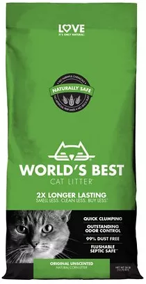 World's Best Cat Litter Unscented 28#