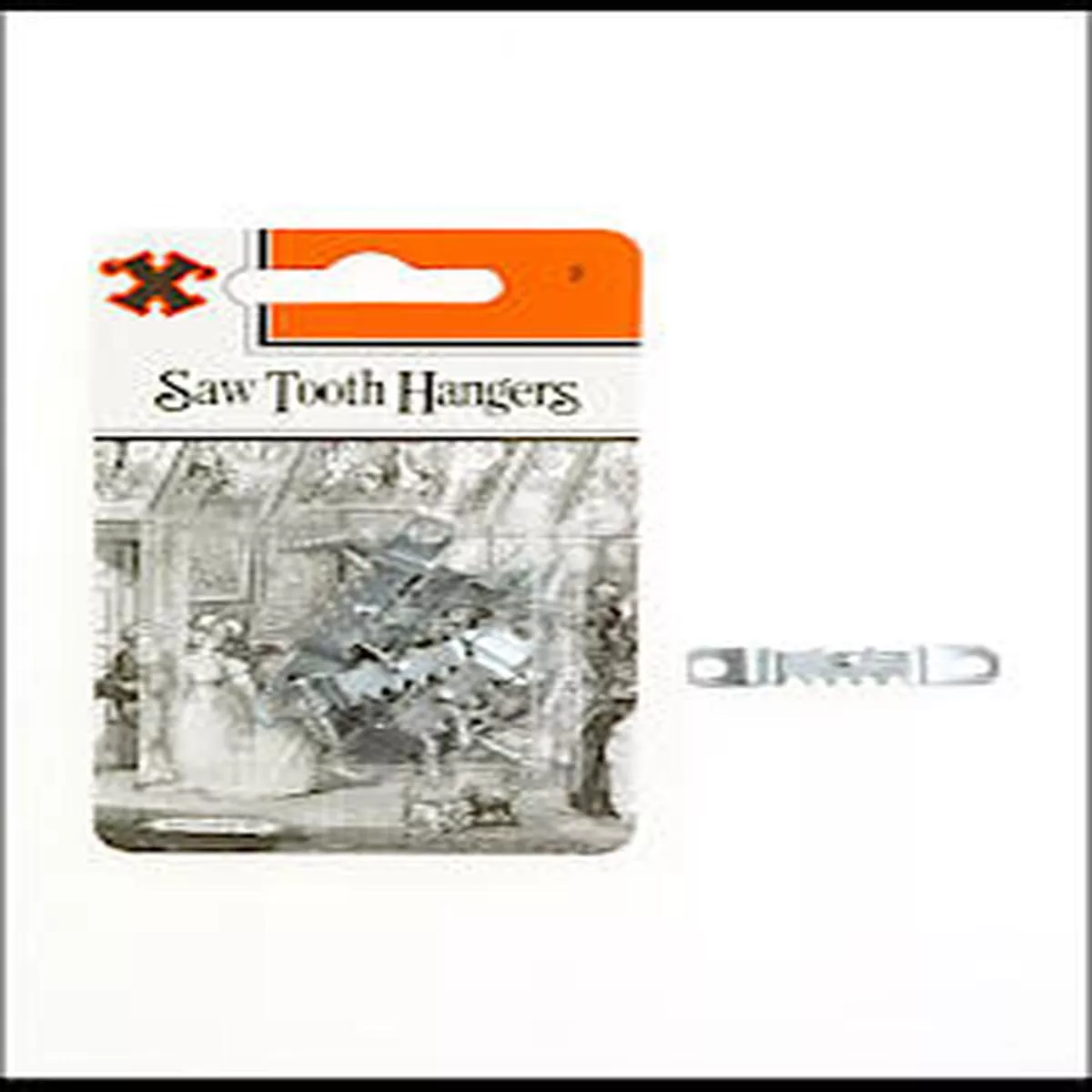 X Saw Tooth Hangers Zinc Plated – 12
