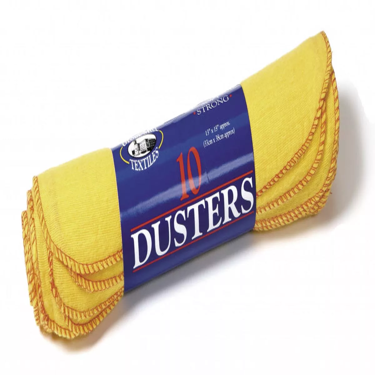 Yellow Duster Red Trim 28cm x 33cm 96-Pack
