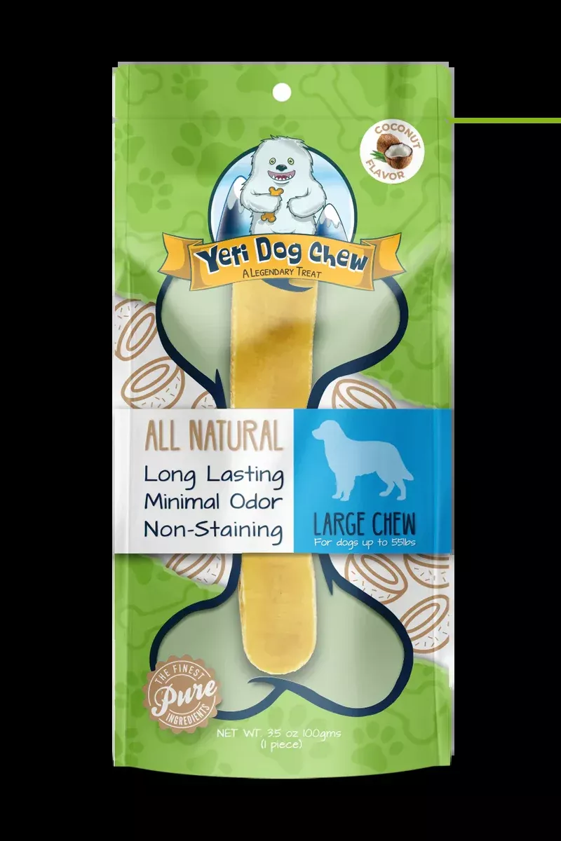 Yeti Dog Chews Flavored Chews Coconut Large