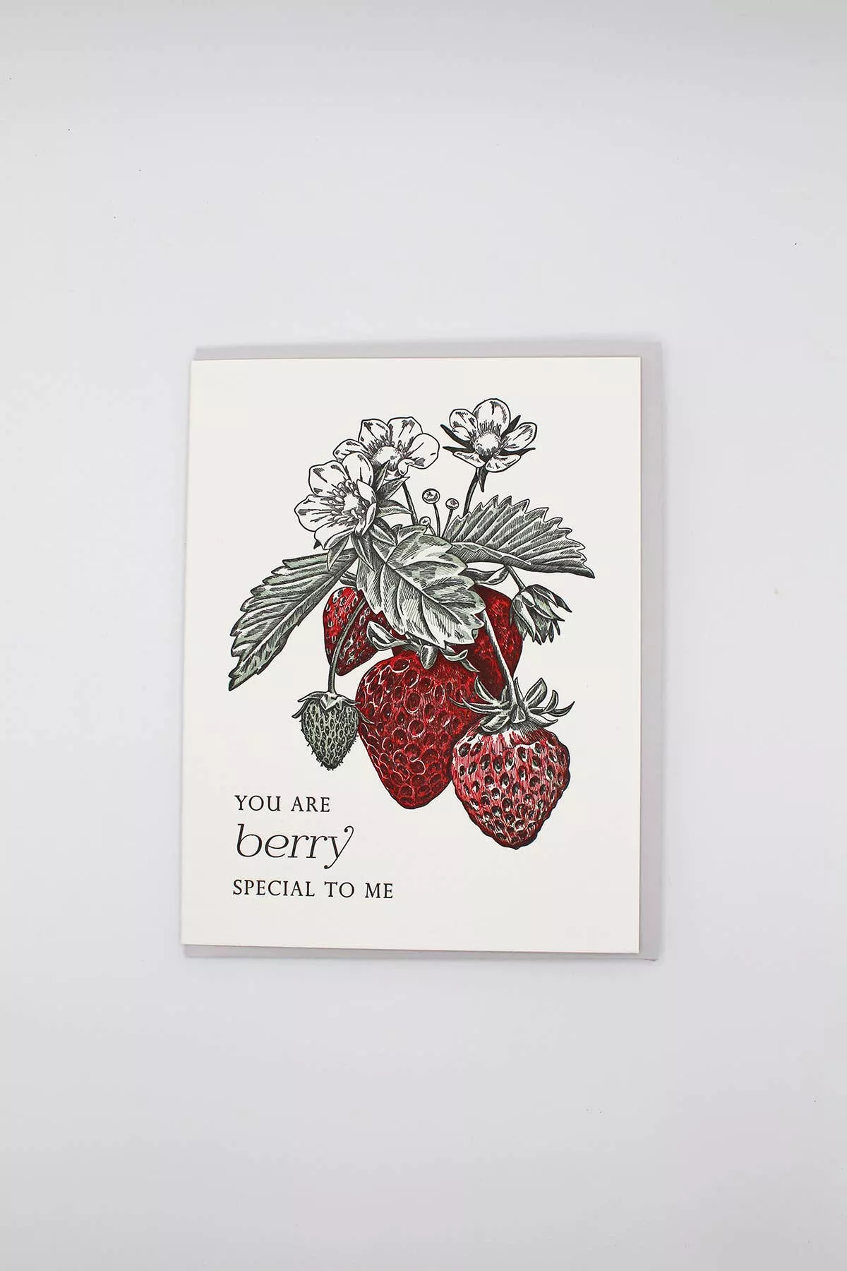 You Are Berry Special To Me Friendship Letterpress Card