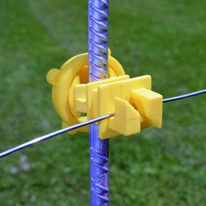 Zareba Yellow Rod Post Insulator 1/2"