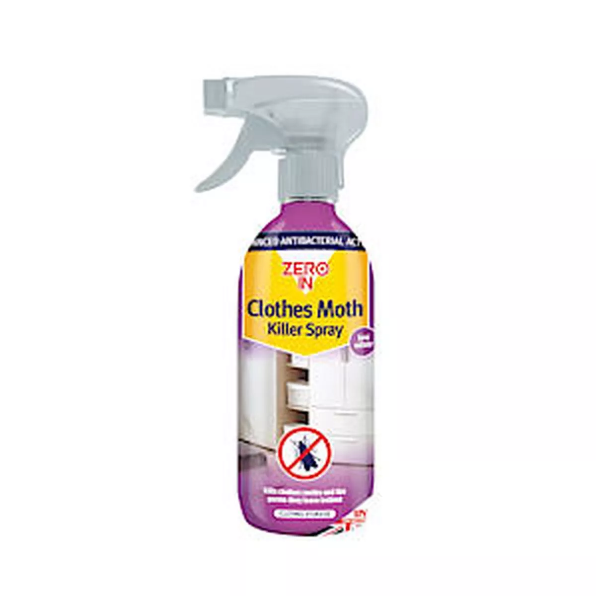 Zero In Antibacterial Clothes Moth Killer – 500Ml – 6
