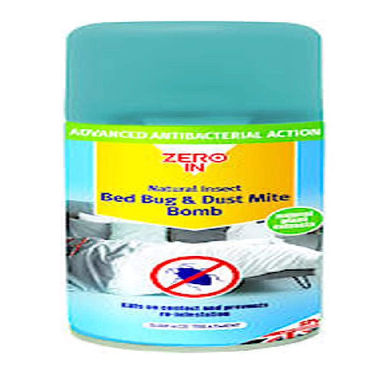 Zero In Bed Bug & Dust Mite Killer Bomb – 150 Ml One-Shot Aerosol – 1