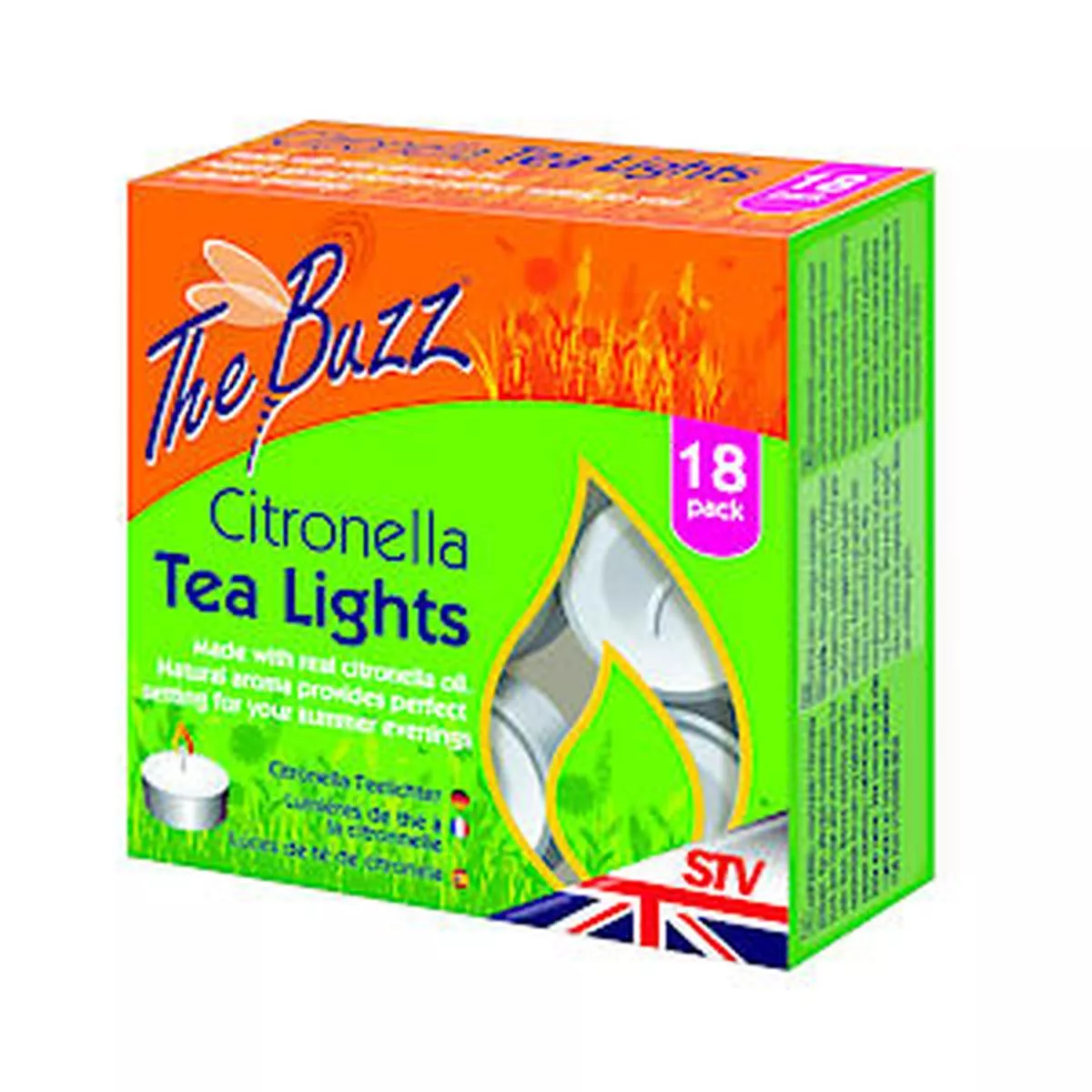 Zero In Citronella Tealights – 18-Pack, White