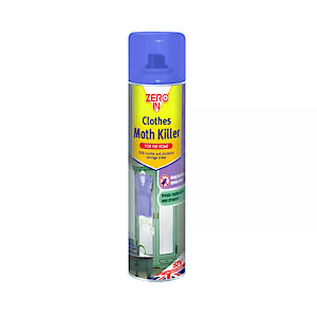 Zero In Clothes Moth Killer – 300 Ml Aerosol Ready-To-Use – 1