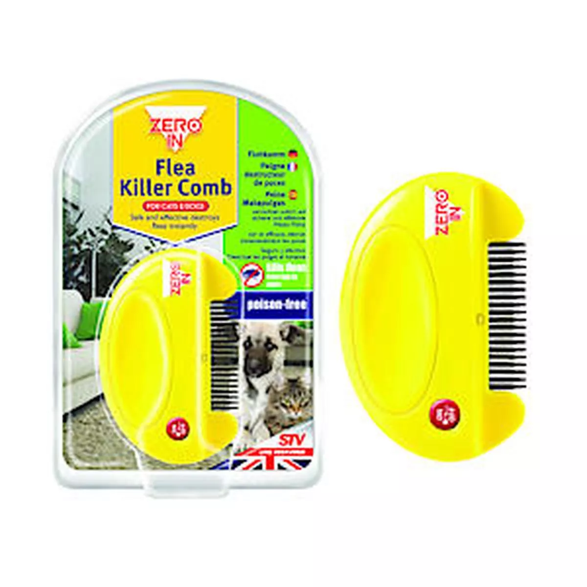 Zero In Flea Killer Comb. Poison-Free, Electric Flea And Tick Comb – 1