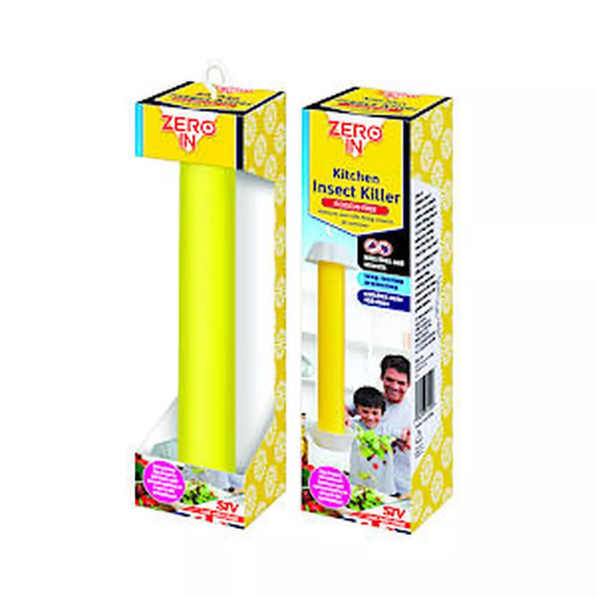 Zero In Kitchen Insect Killer Adhesive Yellow Stick, 26Cm Hang Or Stand Poison-Free – 6