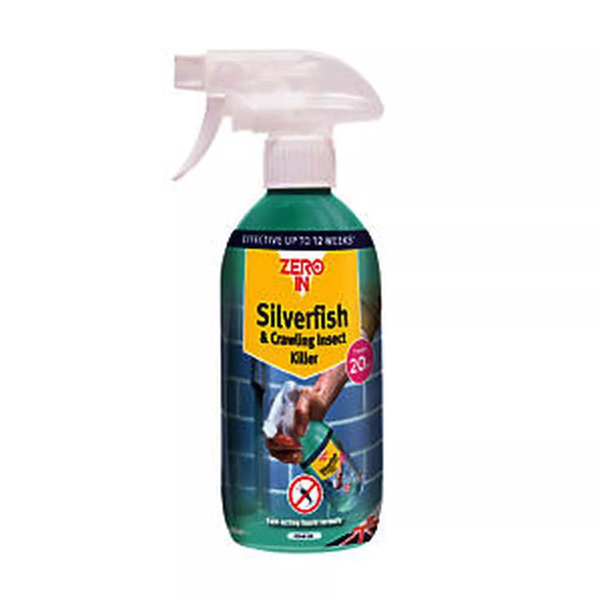 Zero-In Silverfish & Crawling Insect Killer – 500ml.