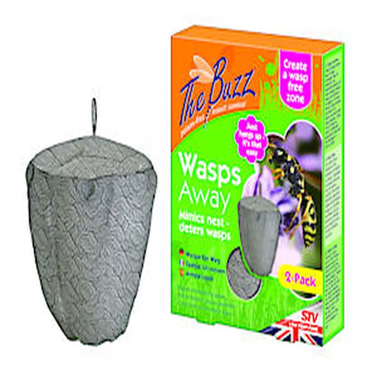 Zero In Wasp-Free Zone Wasp Nest Decoys – Twinpack – 6