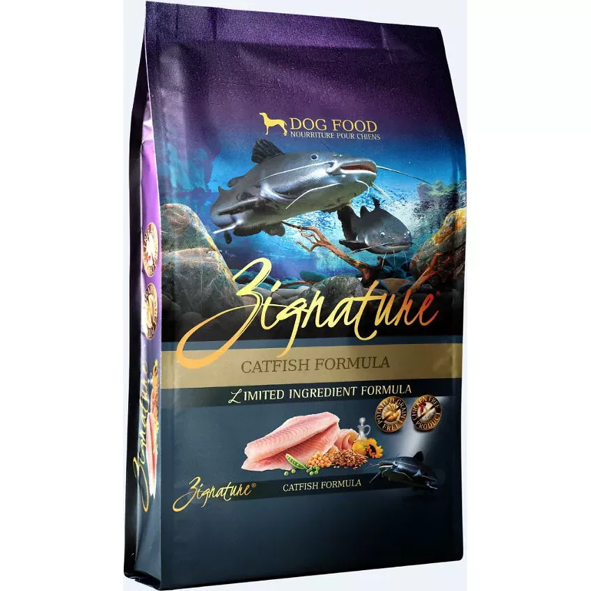 Zignature Catfish Formula Dog Food, 13.5 LB