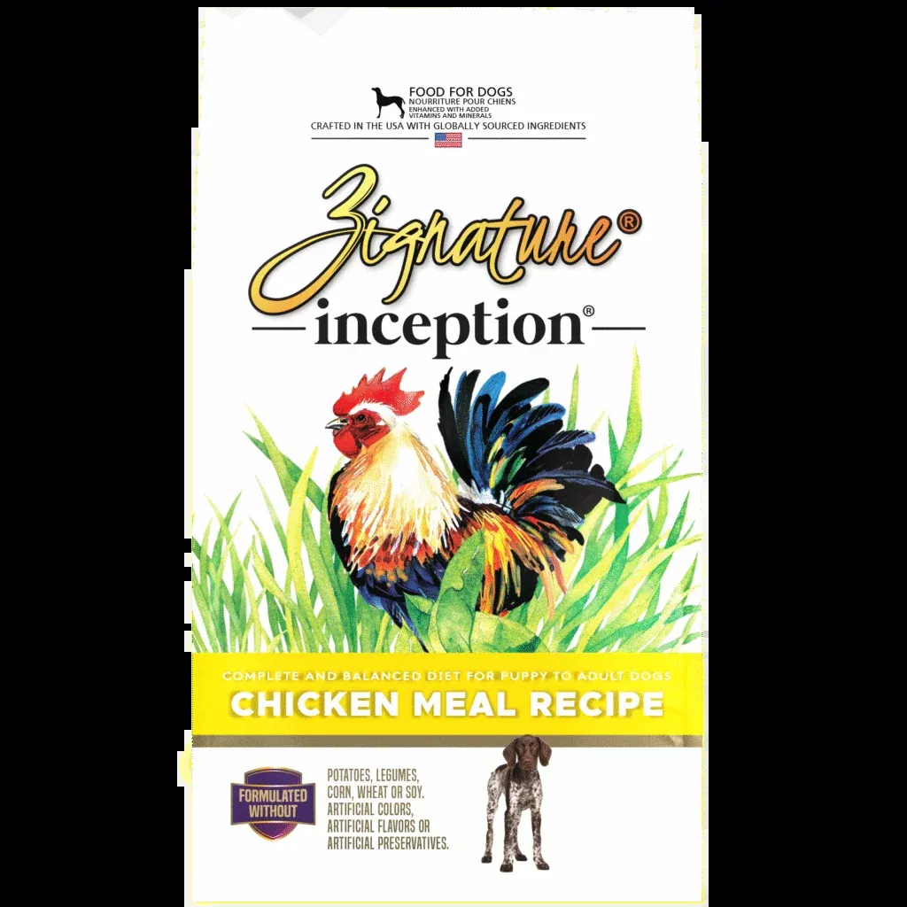 Zignature Inception Chicken Meal Recipe Dry Dog Food