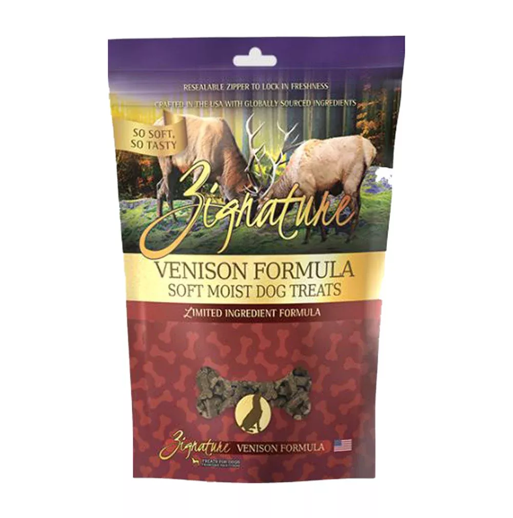 Zignature, Venison Soft Treat, 4 oz.