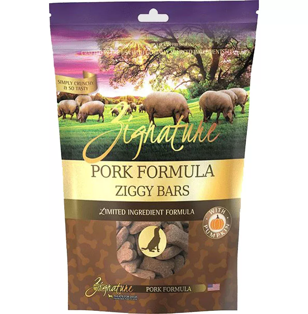 Zignature, Ziggy Bar, Ground Fed Pork, 12 oz.