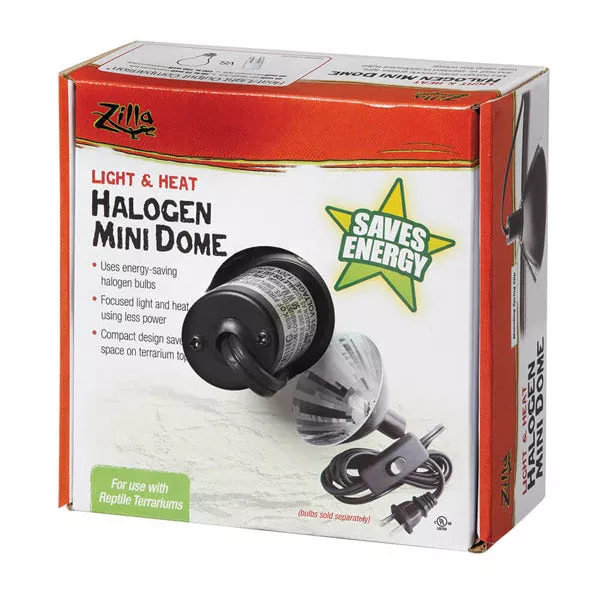Zilla Halogen Mini Dome Reptile Light
