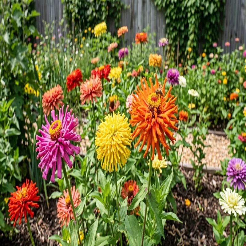 Zinnia Seeds - Cactus Mix