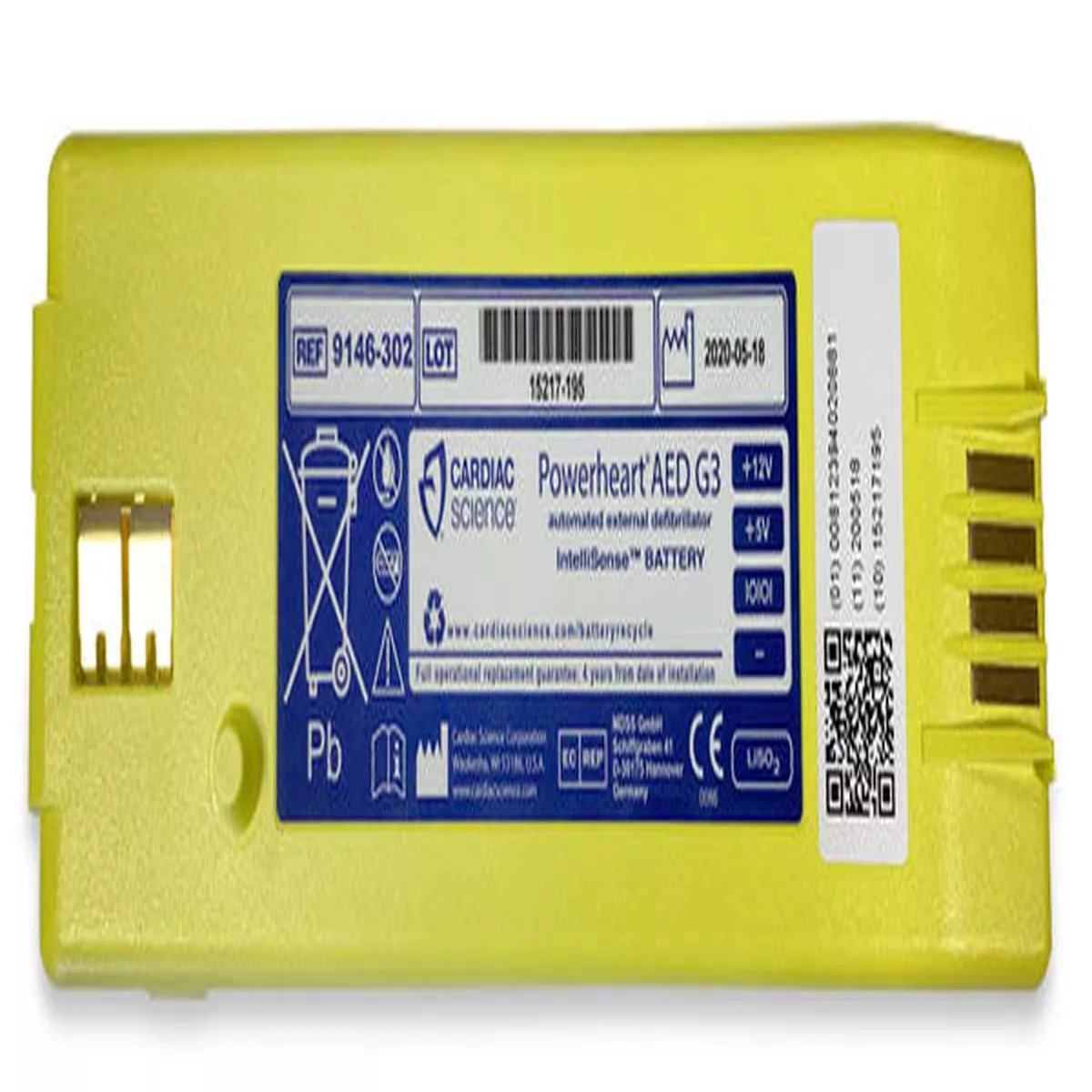 Zoll G3 Aed Defribrillator Replacement Battery Yellow 260X90X70mm – Default Title