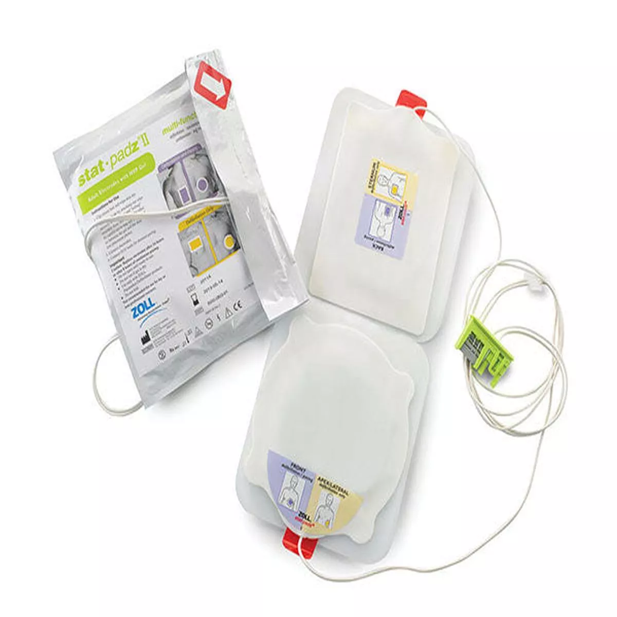 Zoll Stat Ii Defibrillator Replacement Pads White – Default Title