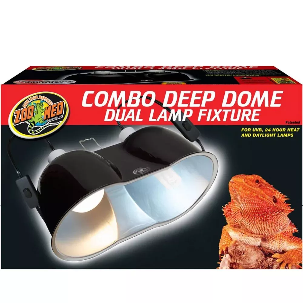 Zoo Med, Deep Dome Combo Lamp, Large