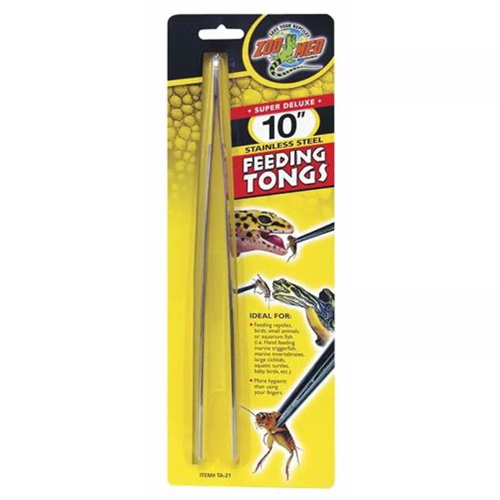 Zoo Med, Feeding Tongs, 10"