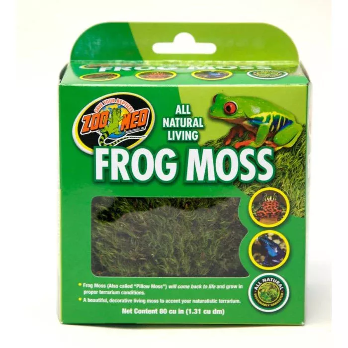 Zoo Med Frog Moss, All Natural, 80 CU.