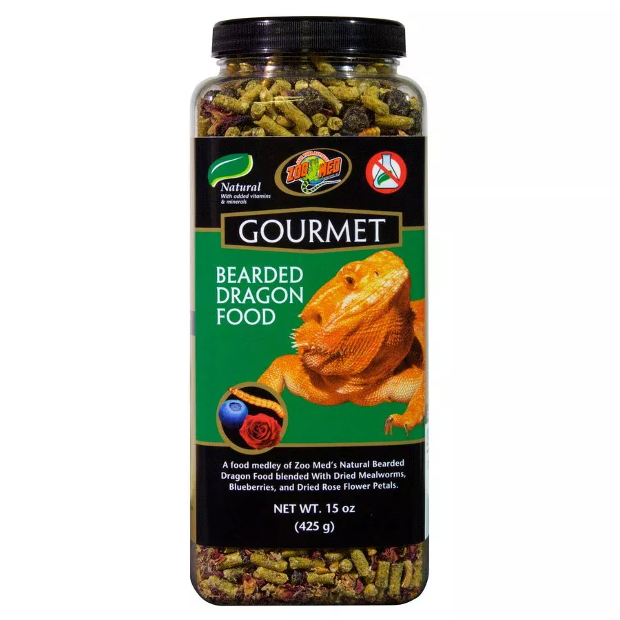 Zoo Med Gourmet Bearded Dragon Food, 15 oz.