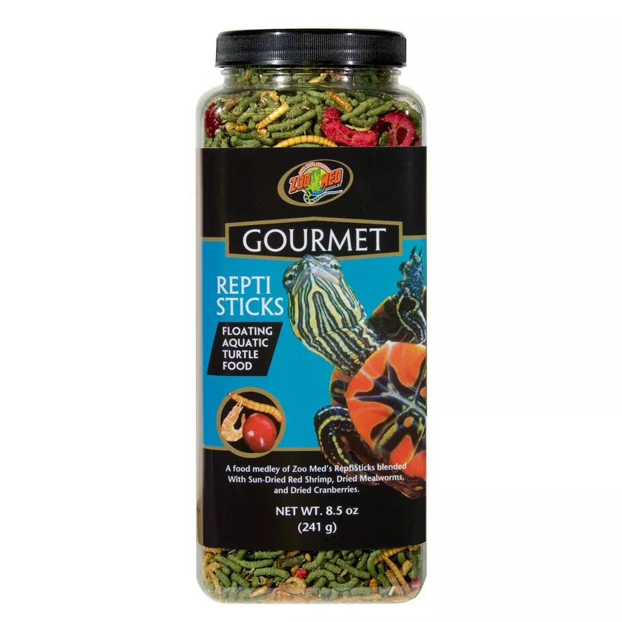 Zoo Med Gourmet Repti Sticks Floating Aquatic Turtle Food, 8.5 oz.