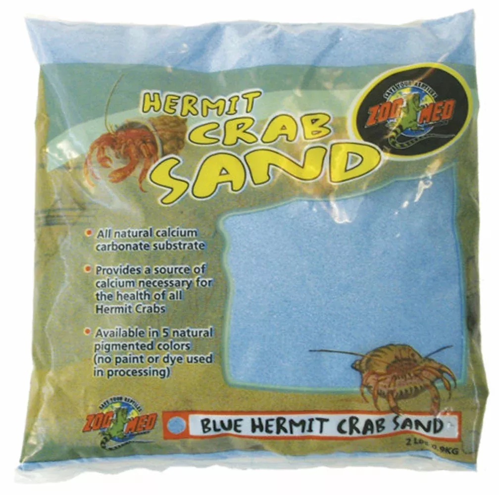 Zoo Med, Hermit Crab Sand, Blue