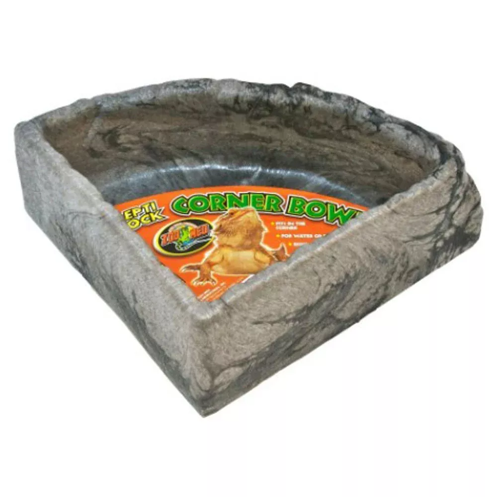 Zoo Med, Repti Rock Corner Bowl, Large