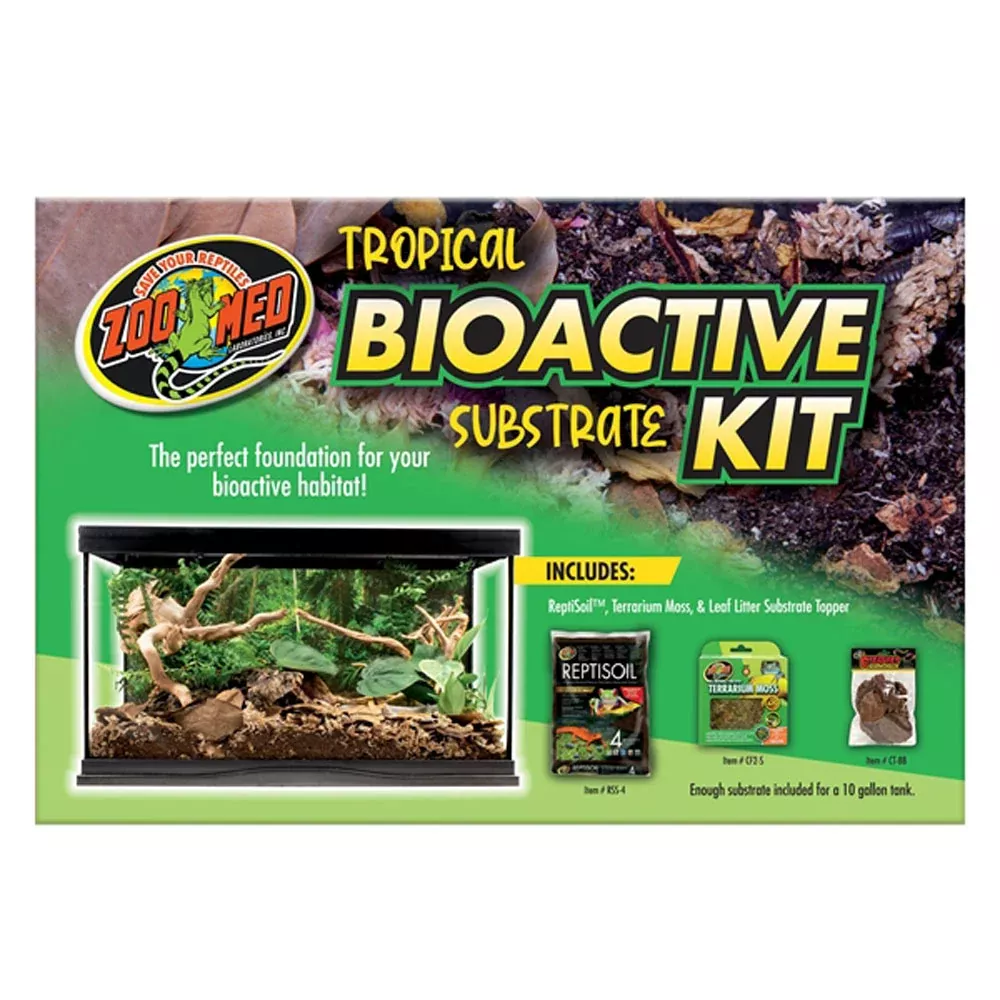 Zoo Med, Tropical Bioactive Substrate Kit