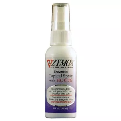 Zymox Enzymatic Topical Spray with Hydrocortisone 0.5%, 2 fl oz
